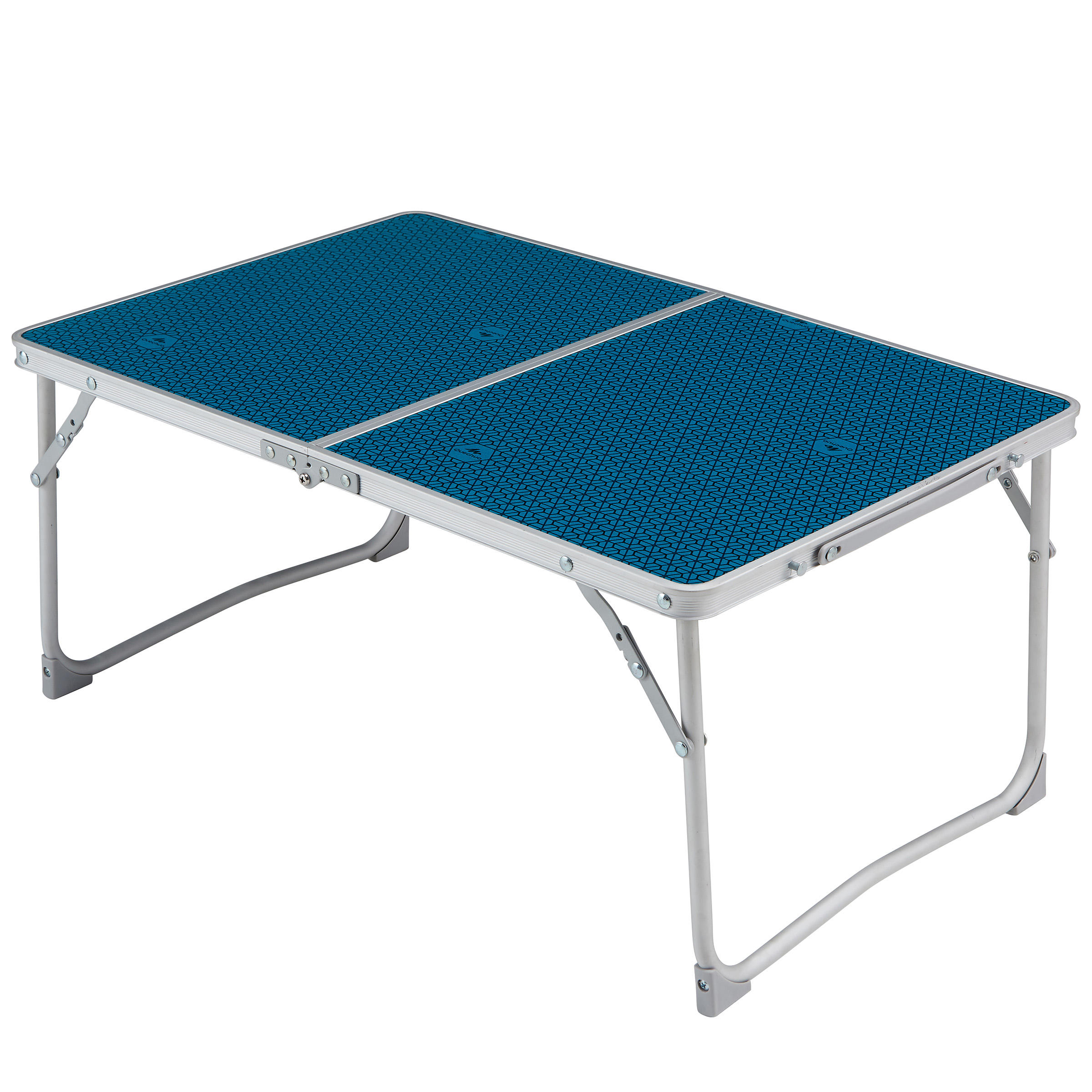 Nízky rozkladací kempingový stolík mh100 modrý MODRÁ No Size