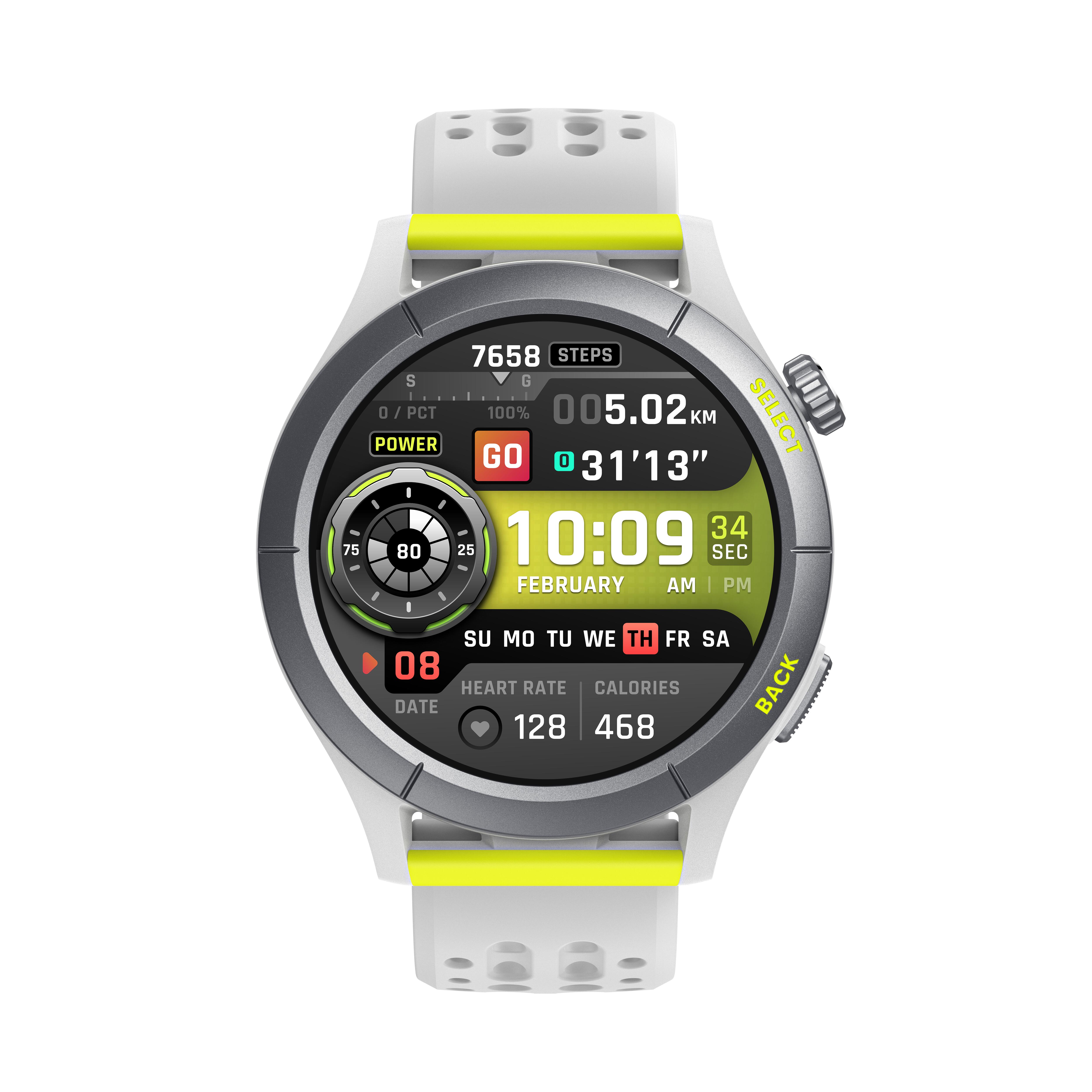 Bežecké a multišport smart hodinky s GPS Amazfit Cheetah (okrúhle) - sivé-AMAZFIT