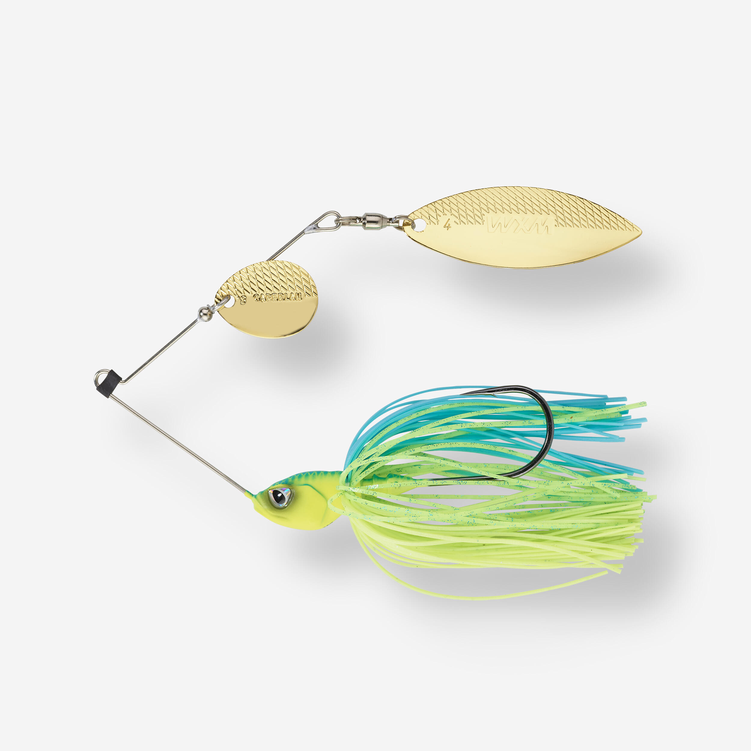 CAPERLAN Nástraha spinnerbait Spino 14 g modrá/žltozelená modrá-CAPERLAN