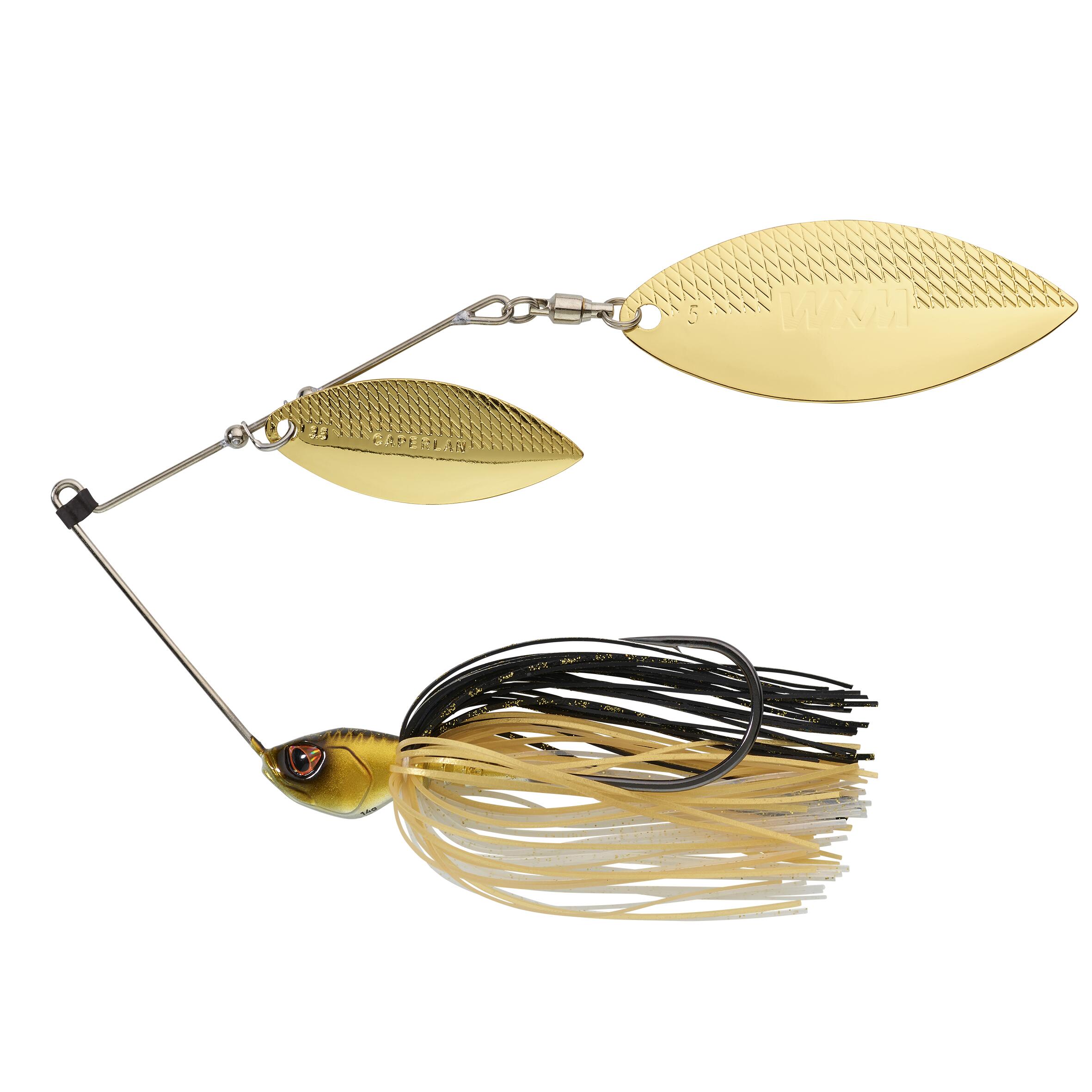 CAPERLAN Nástraha spinnerbait Spino PK 14 g gold čierna-CAPERLAN