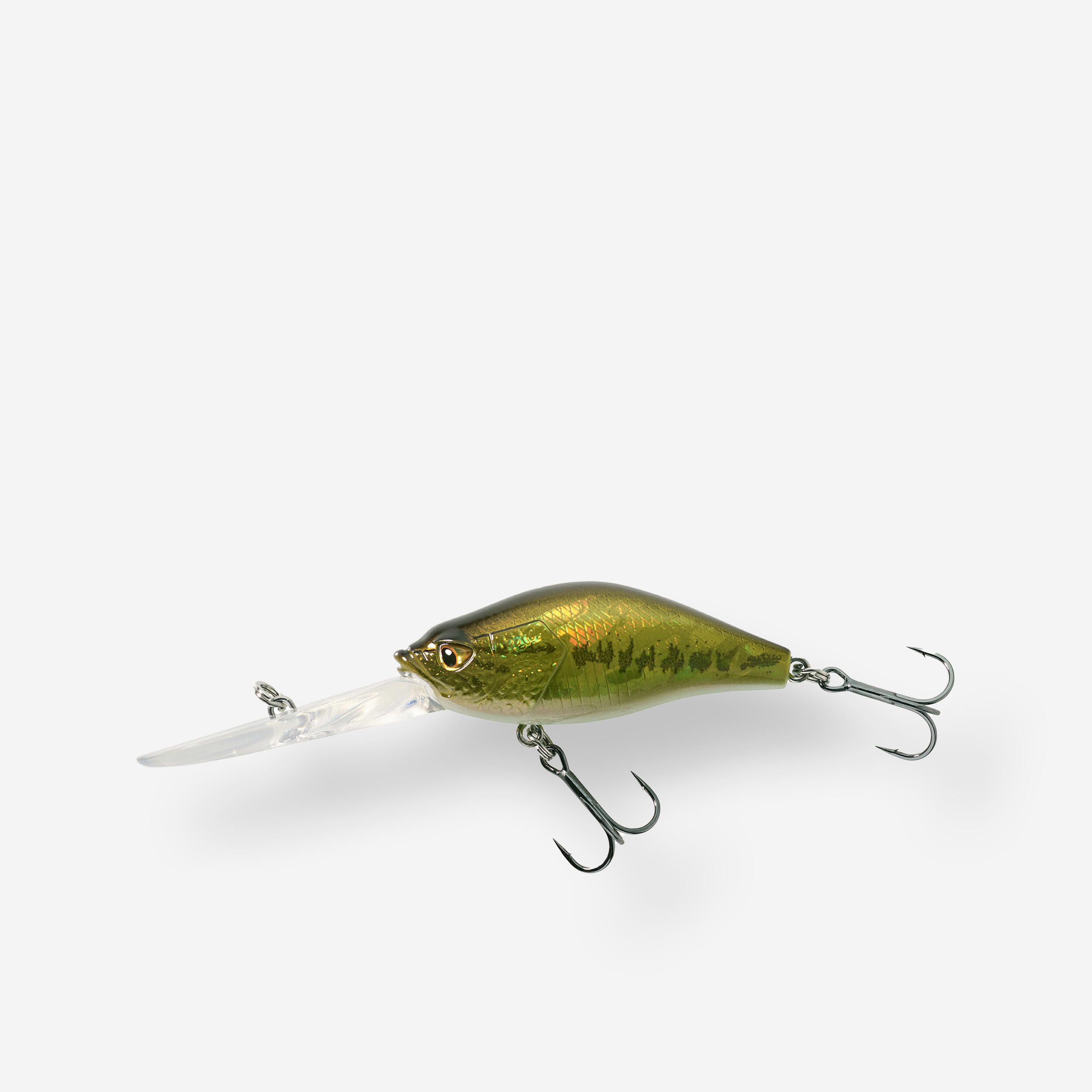 CAPERLAN Wobler Deep Crankbait WXM CRKDD 60 F Black Bass žltá-CAPERLAN