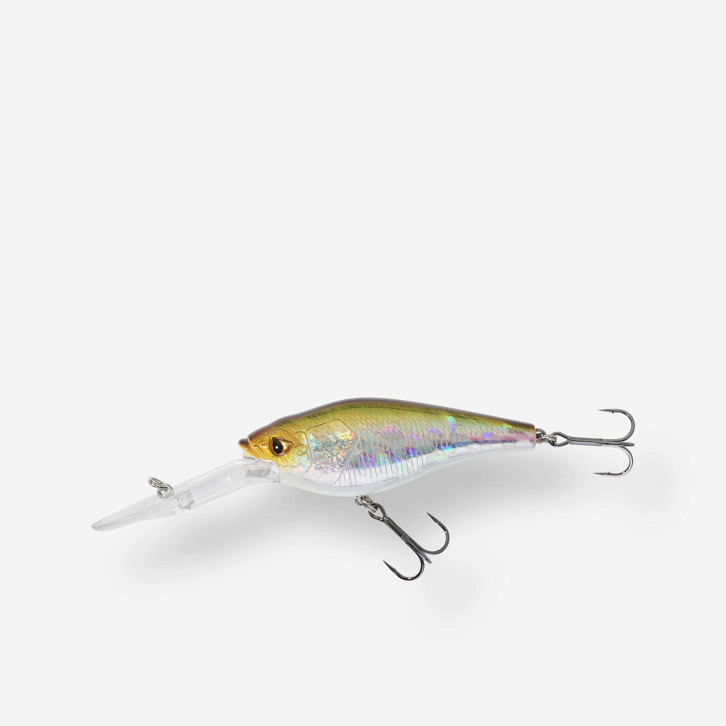 CAPERLAN Wobler Deep Crankbait WXM CRKDD 80 F zelený chrbát zelená-CAPERLAN