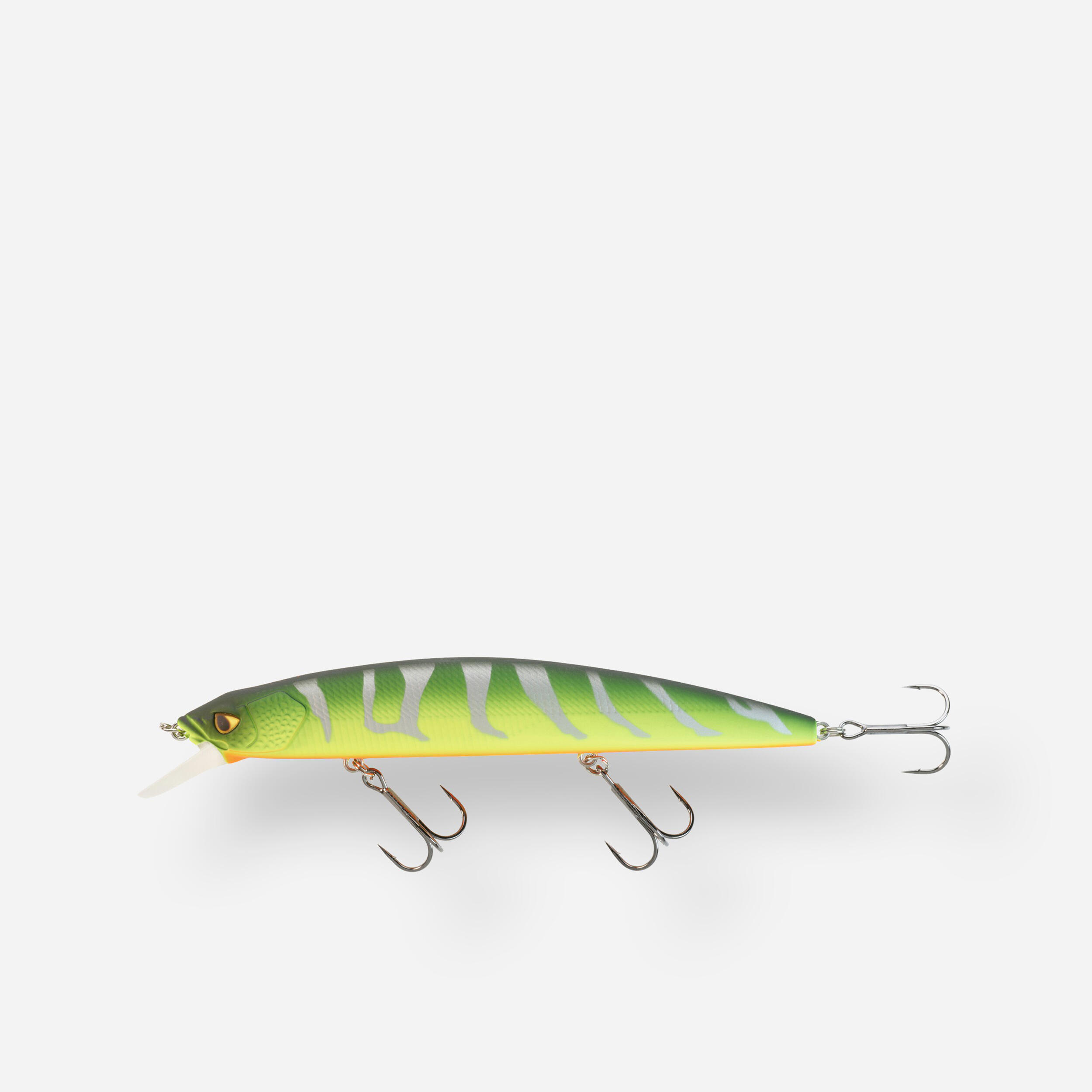 CAPERLAN Wobler Jerkbait Minnow WXM JKMNW 130 SP Firetiger zelená-CAPERLAN