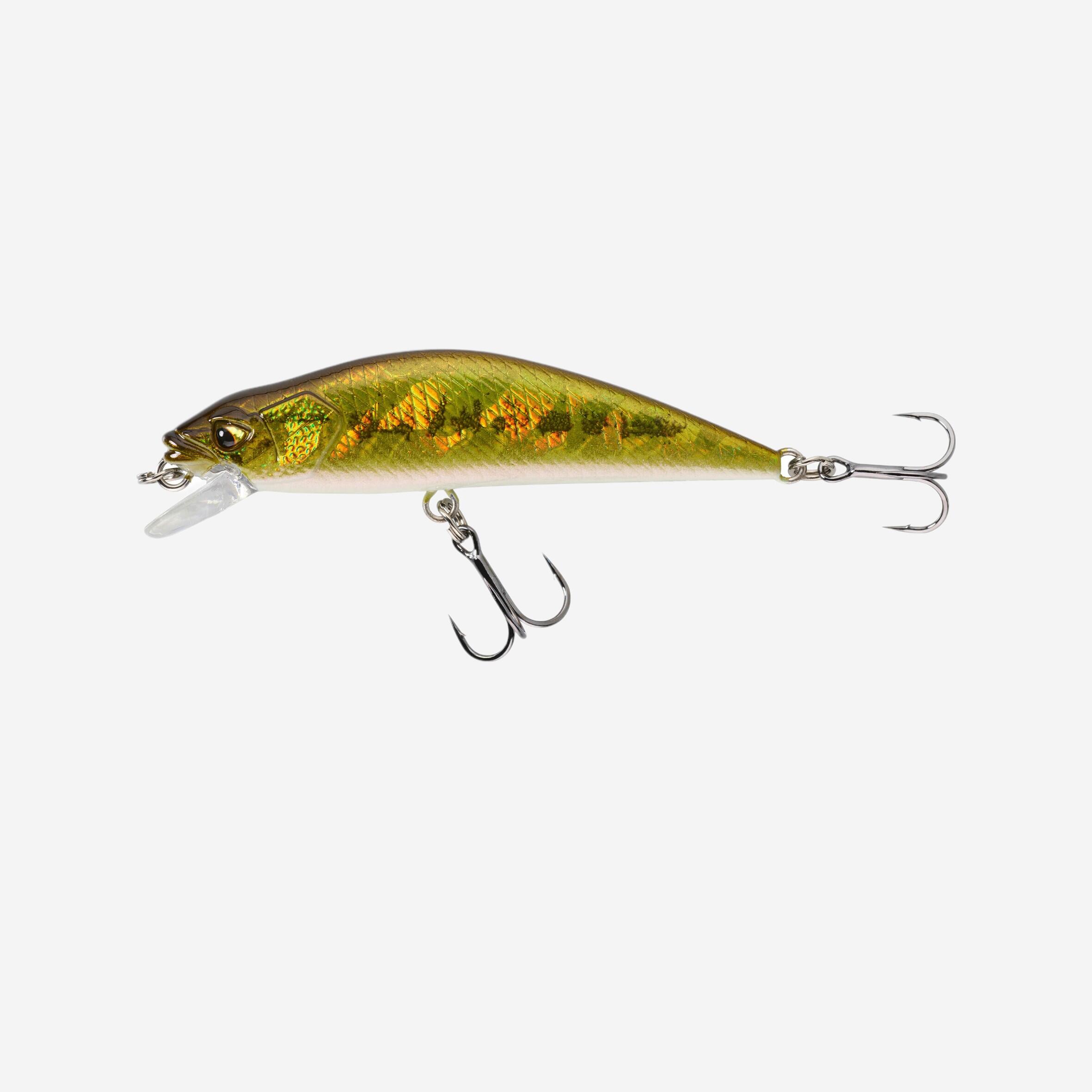 CAPERLAN Wobler Pstruh Minnow WXM MNWFS 65 US Black Bass žltá-CAPERLAN