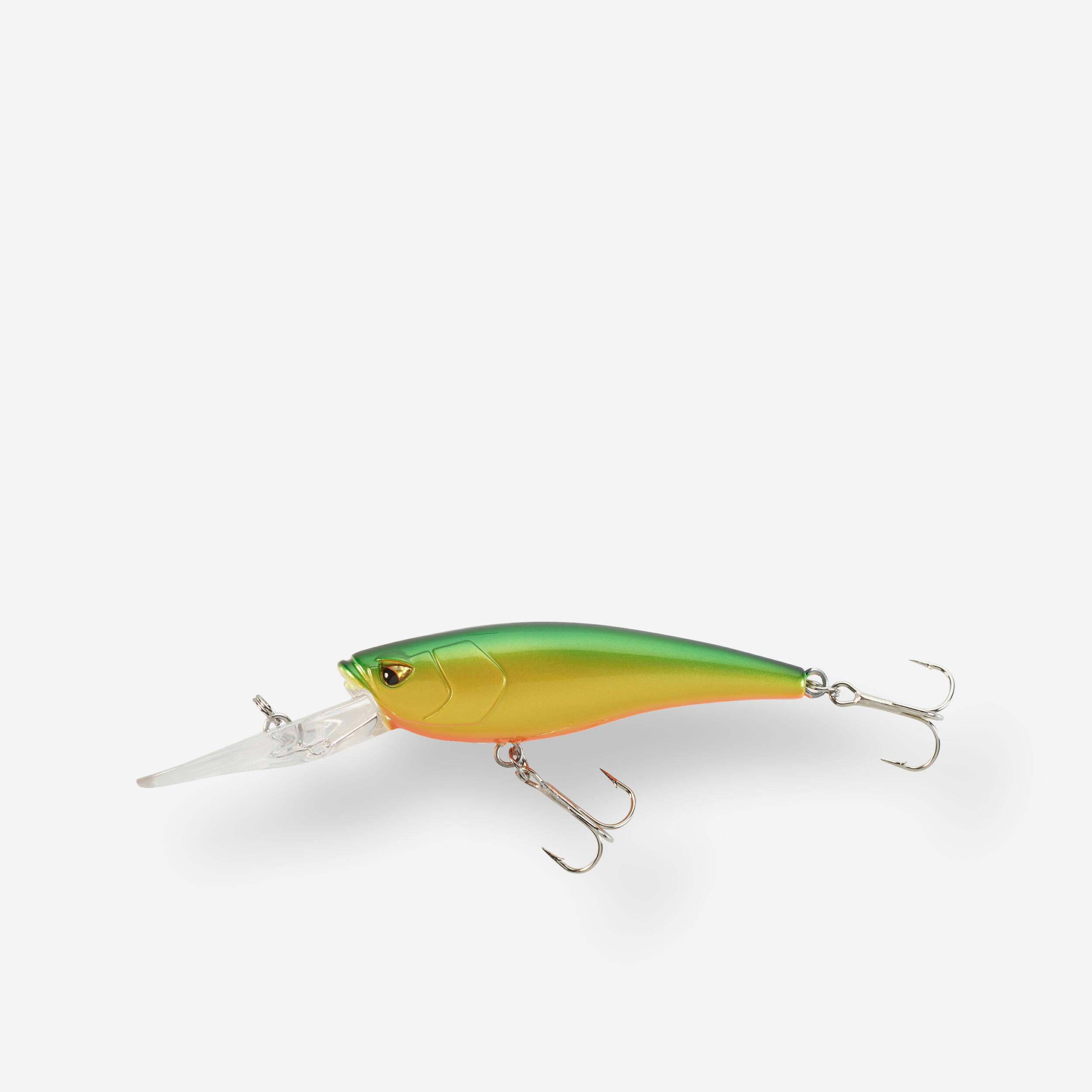 CAPERLAN Wobler crankbait CRKFP 60 F Hot Tiger zelená-CAPERLAN