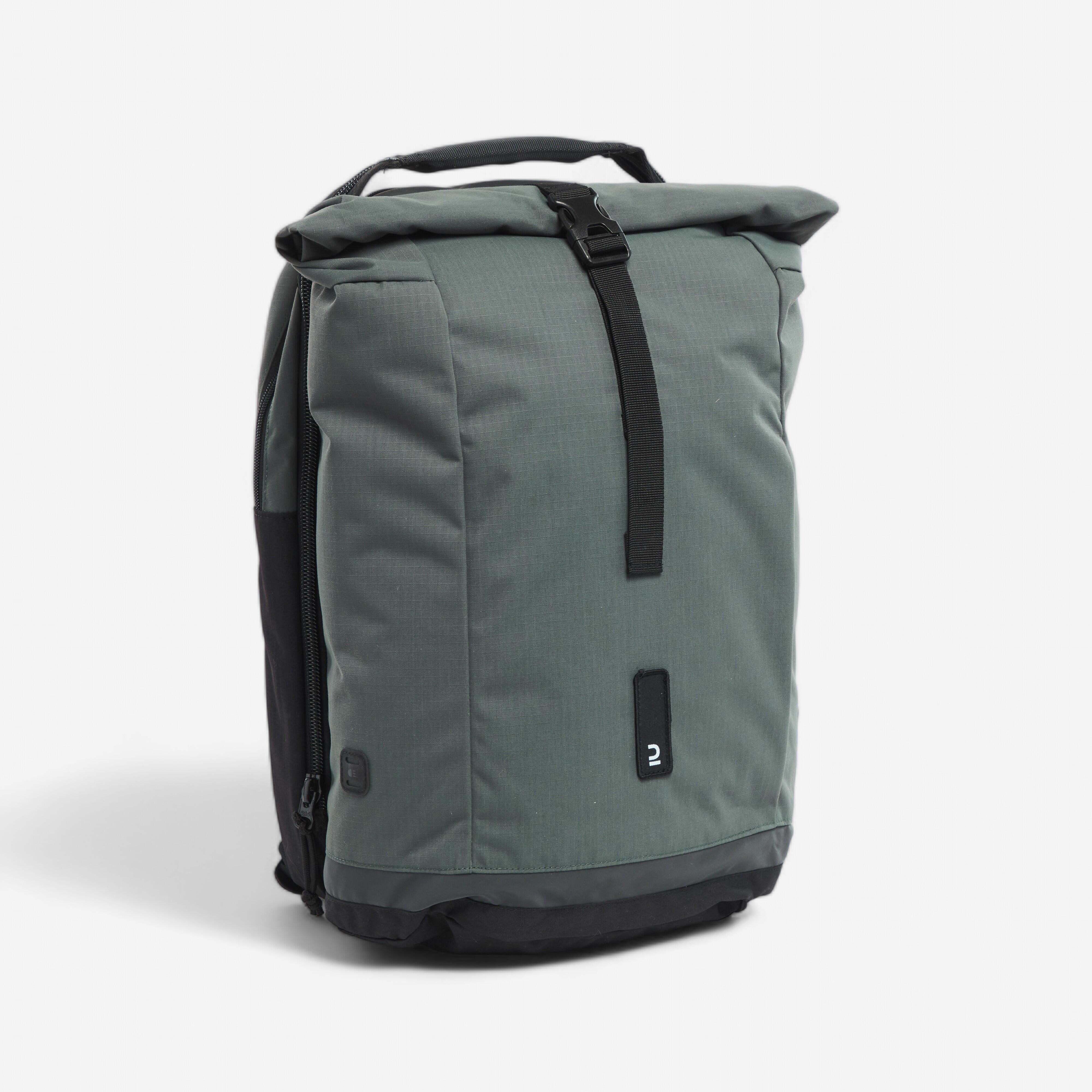 DECATHLON Dvojitý batoh na nosič batožiny 27 l zelená-DECATHLON