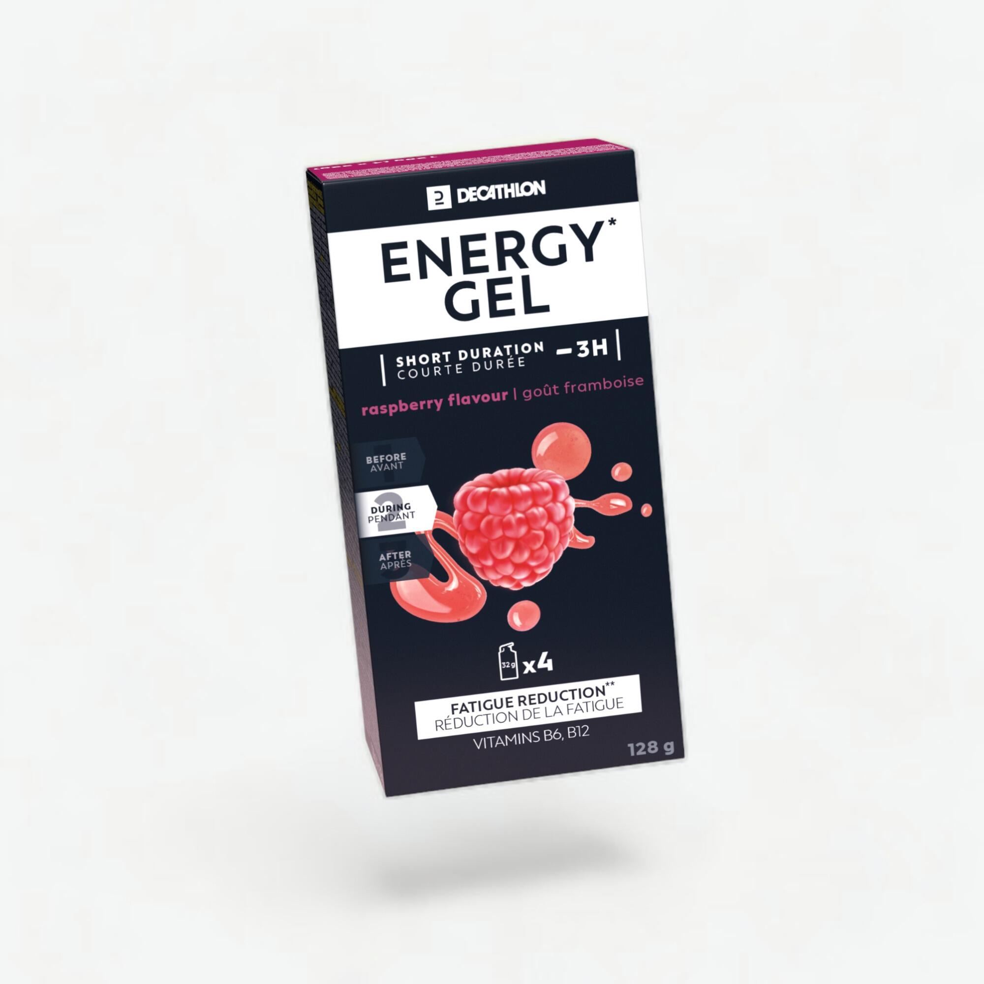 DECATHLON Energetický gél ENERGY GEL malina 4 × 32 g-DECATHLON