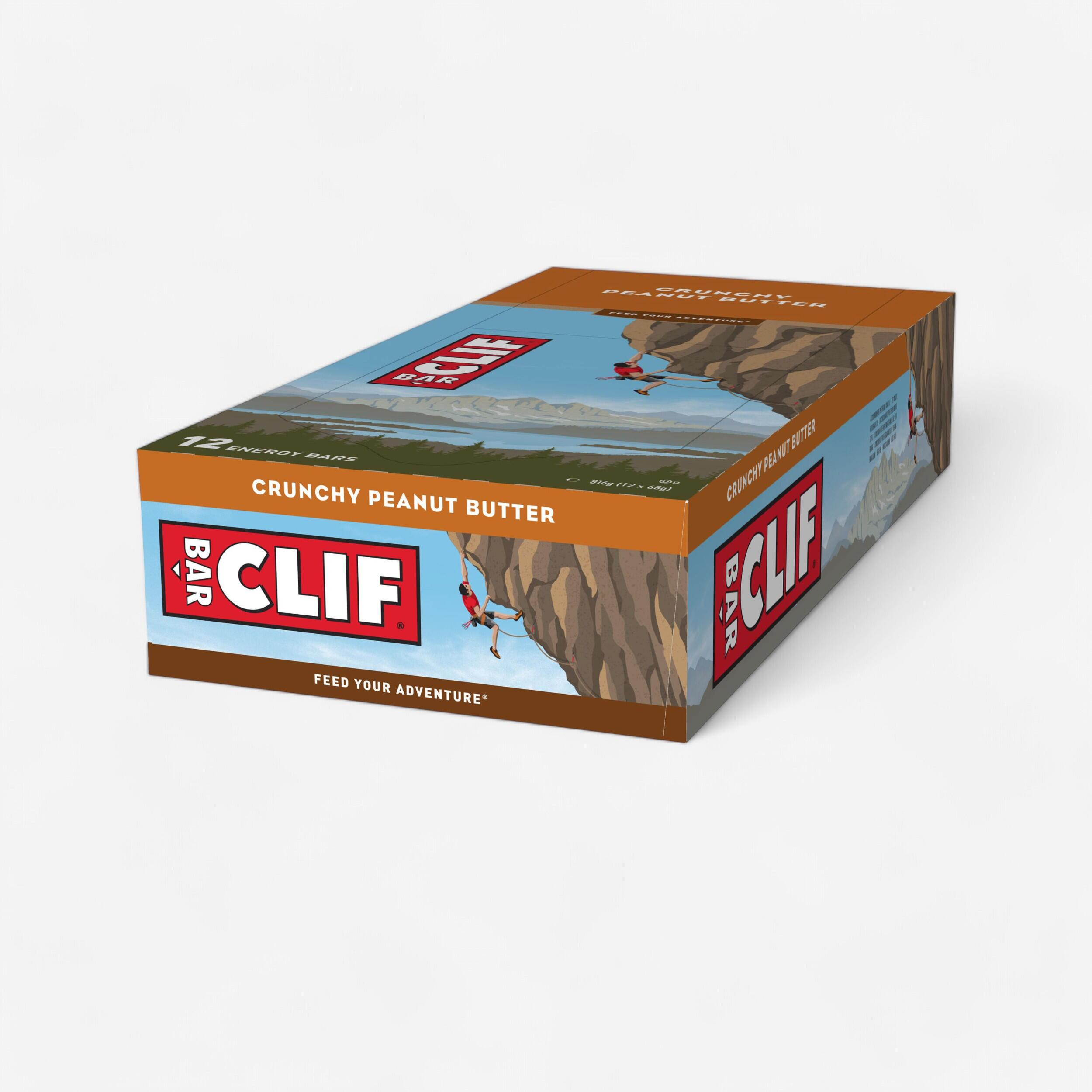 Energetické tyčinky Clif  Bar s chrumkavým arašidovým maslom 12×68 g-CLIF