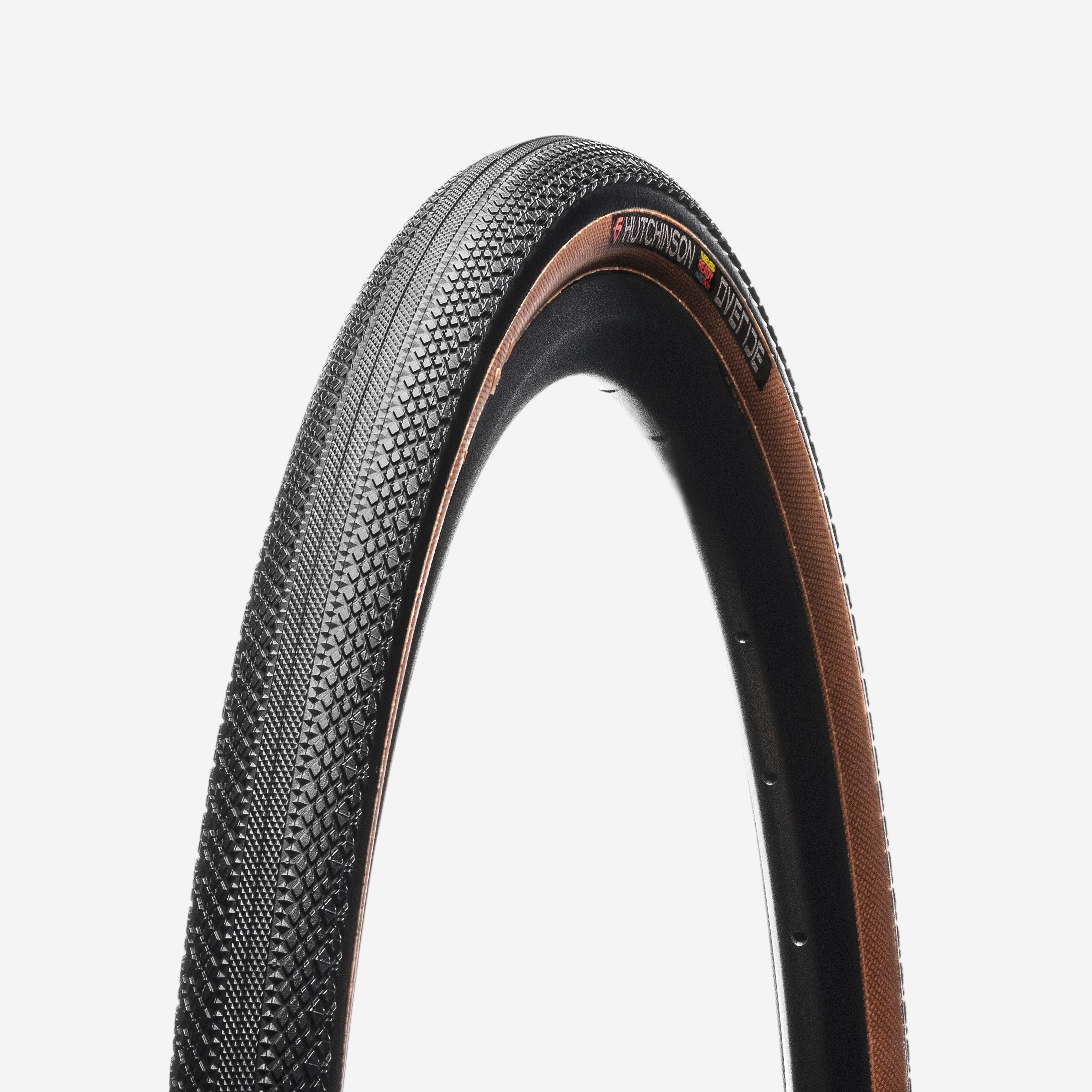 HUTCHINSON Gravelový plášť Overide 700×40 Hardskin Tubeless Ready Tanwall (bronzový)-HUTCHINSON