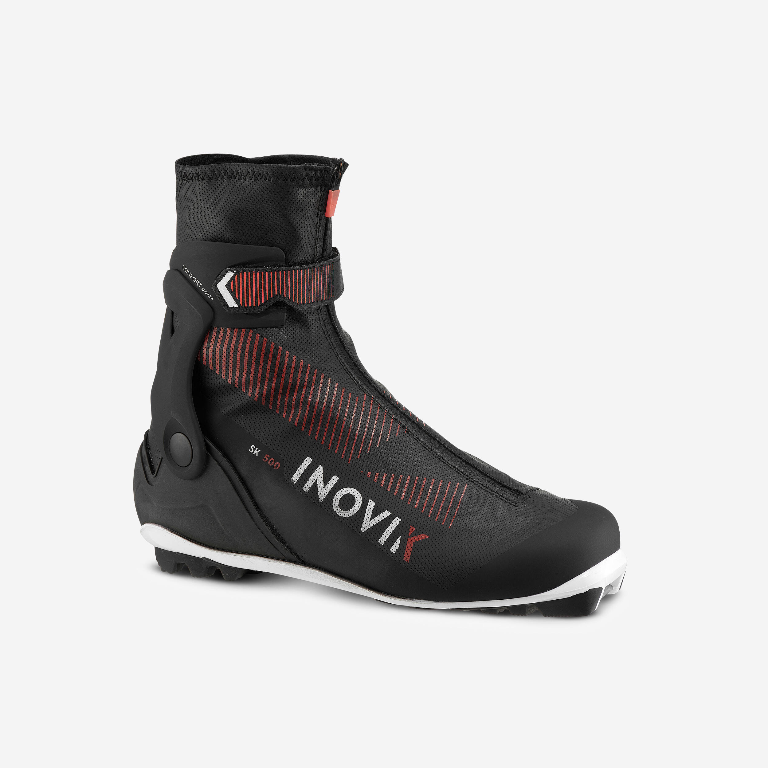 INOVIK Pánska obuv XC S Boots Skate 500 na bežecké lyžovanie korčuliarskym štýlom čierna 272@39-INOVIK