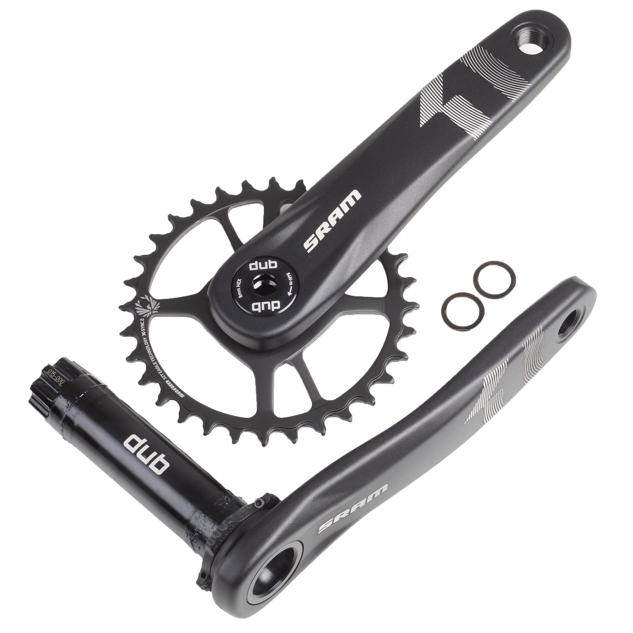 Jednoprevodník na MTB SRAM X1 32 zubov 170 mm DUB 296@175 mm-SRAM