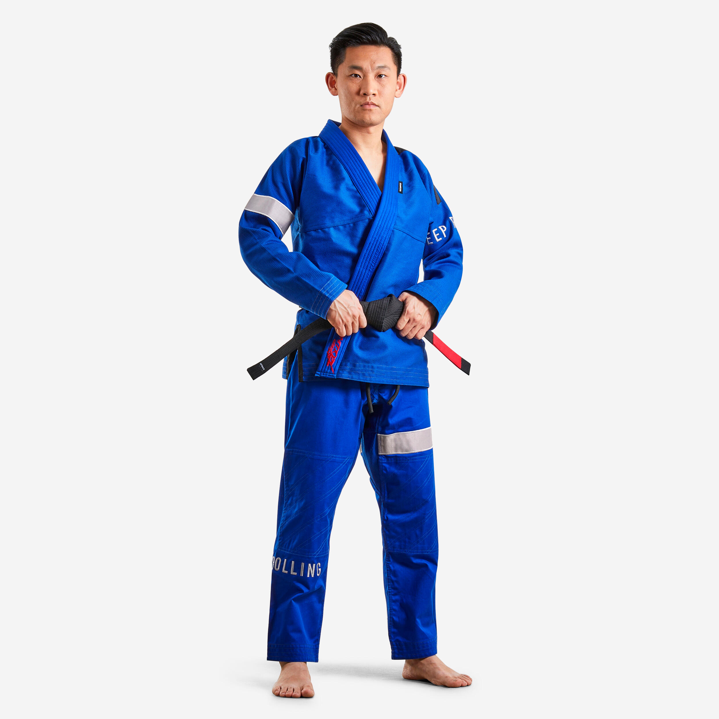 OUTSHOCK Kimono na brazílske jiu-jitsu 500 modré 1063@A1 165-175 cm-OUTSHOCK