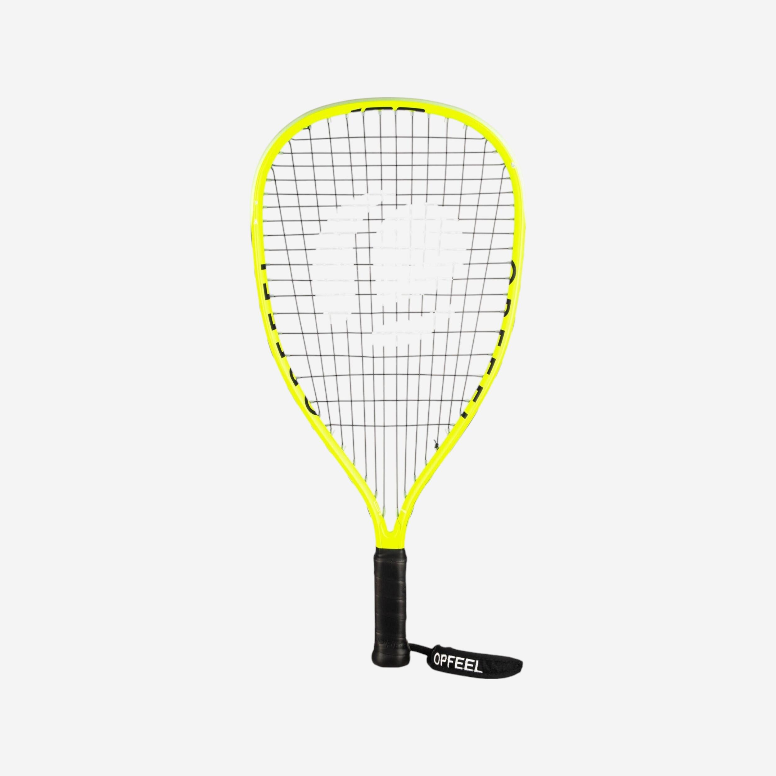 PERFLY Raketa na squash 57 SR57 100 pre začiatočníkov žltá-PERFLY