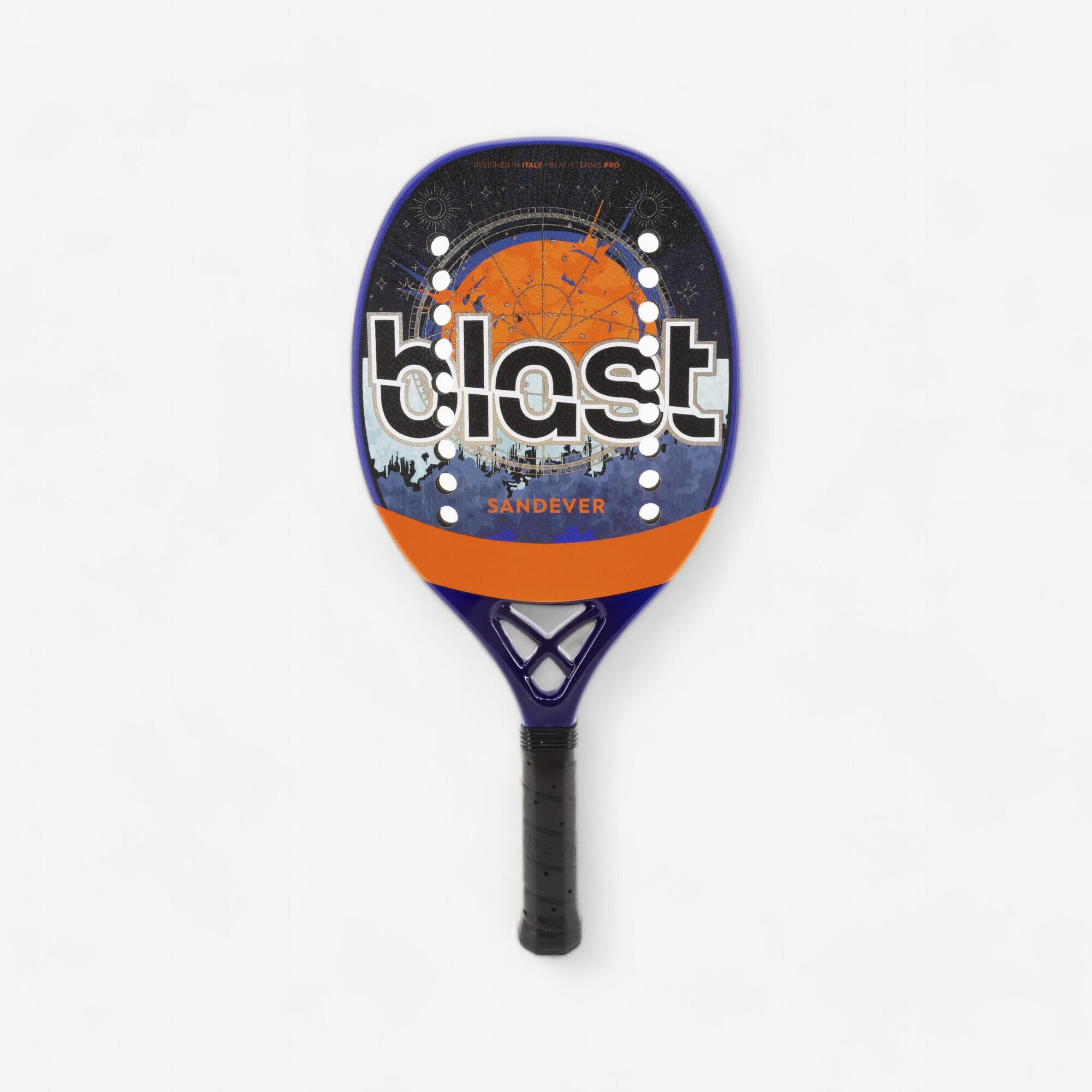 SANDEVER Raketa na plážový tenis BTR BLAST PRO modrá-SANDEVER