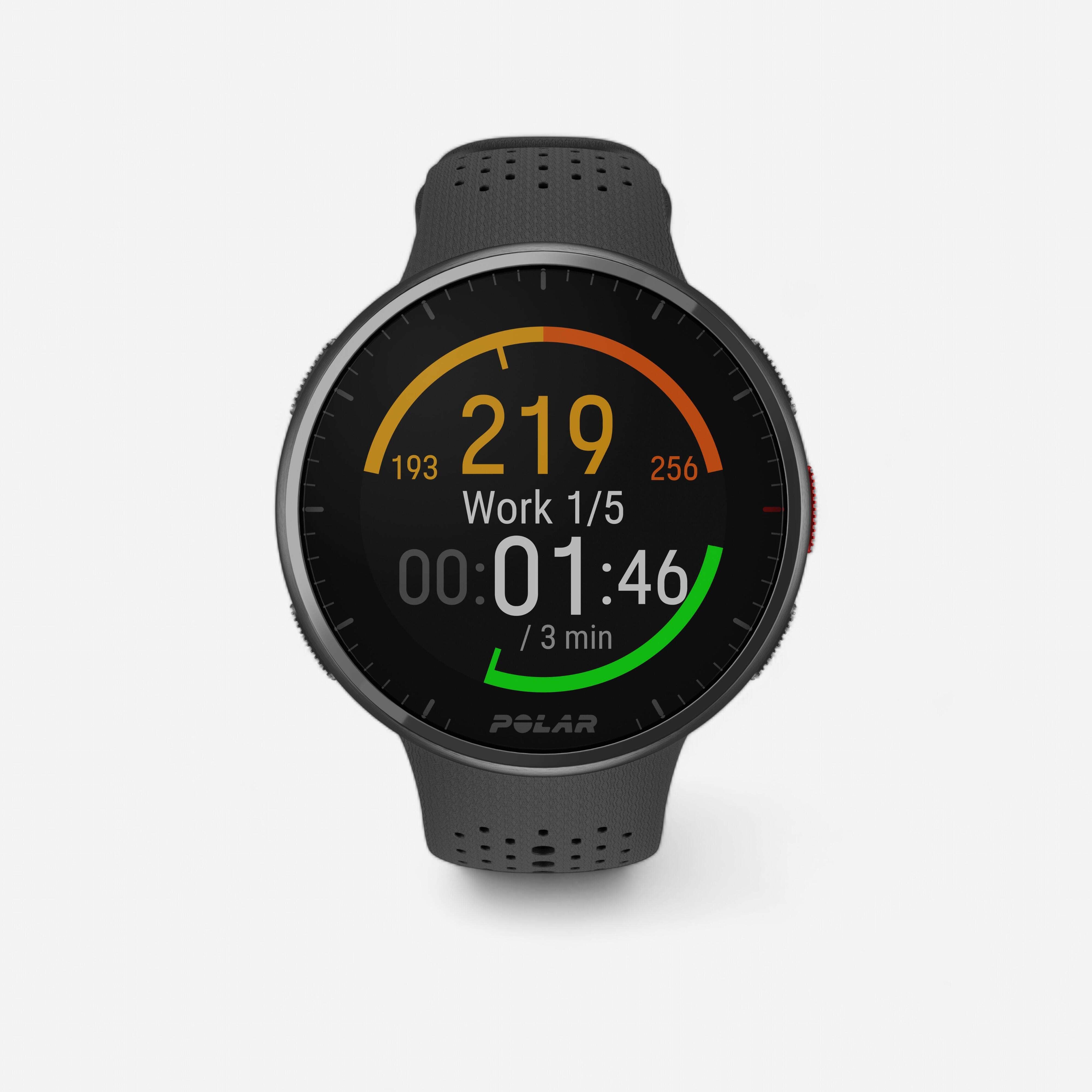 Smart kardio hodinky s GPS Polar Pacer Pro s barometrom čierne-POLAR