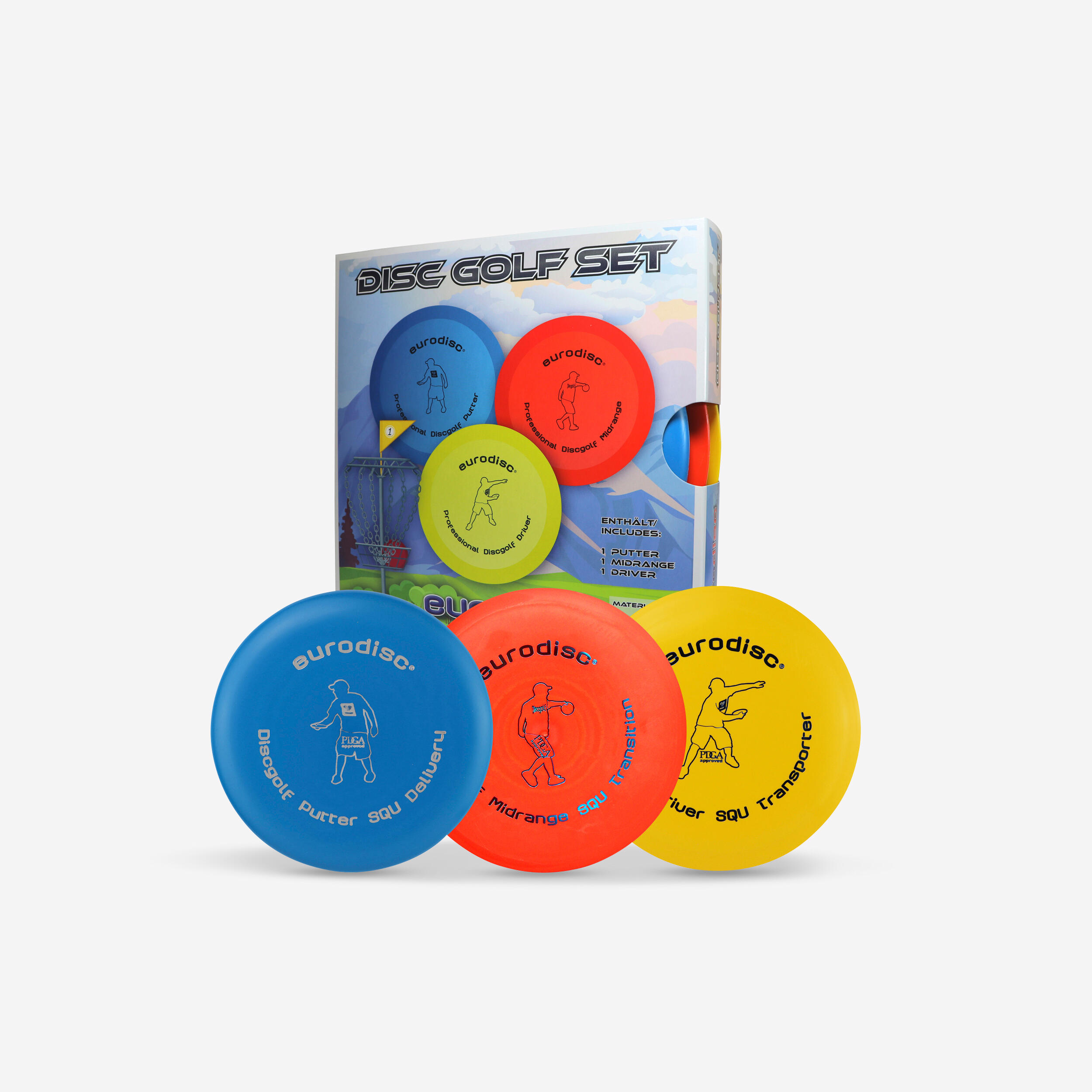 Súprava diskov DISCGOLF EURODISC-EURODISC