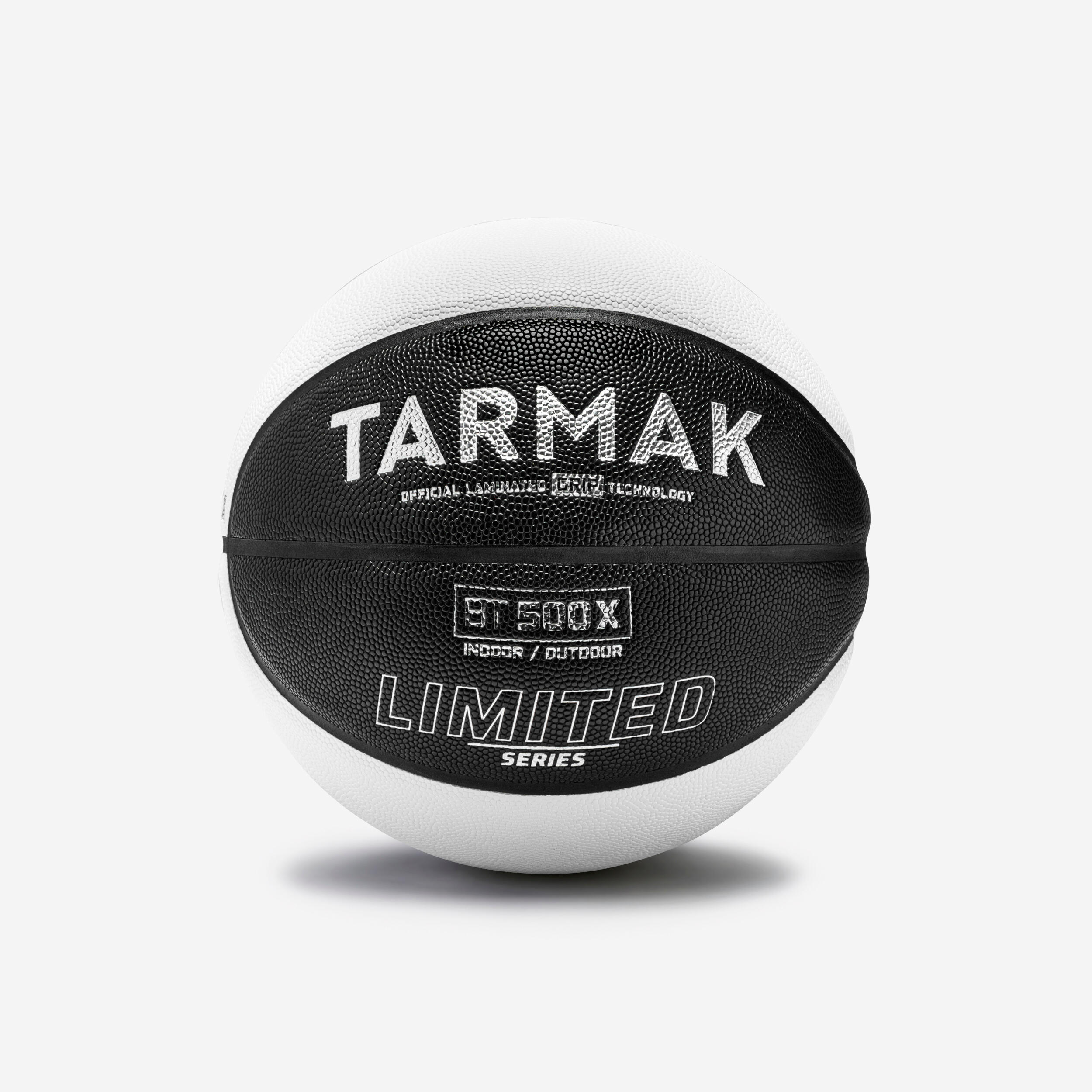 TARMAK Basketbalová lopta BT500 Grip LTD veľkosť 7 čierno-biela-TARMAK